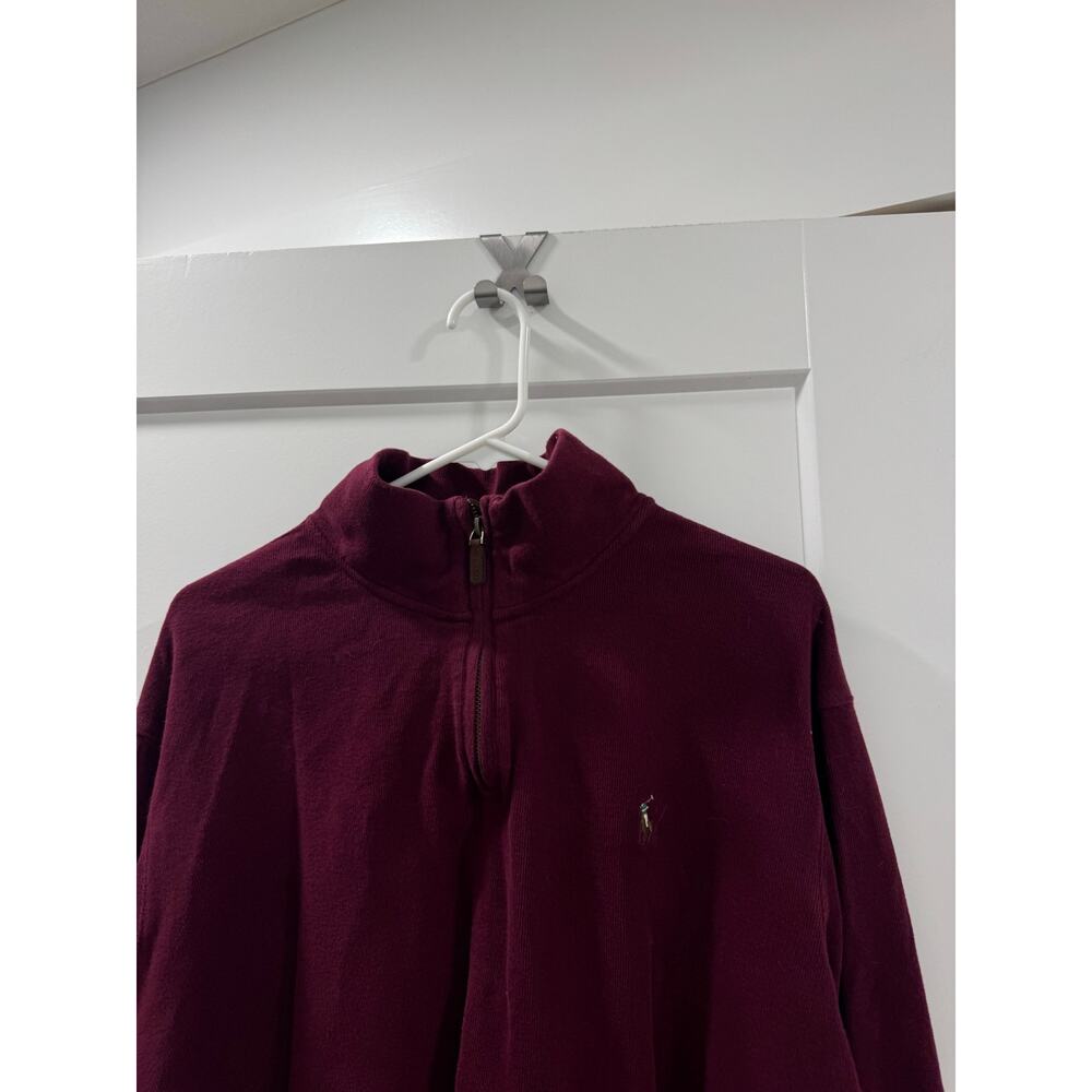 Polo Ralph Lauren Men's Estate-Rib Cotton Quarter-Zip Pullover - Picture 3 of 5